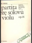 Partita pre sólovú violu op. 14 - náhled