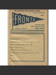 Fronta, ročník III/1930 a IV/1931 (Nezávislý týdeník) - konvolut - náhled