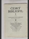 Český bibliofil (Časopis spolku českých bibliofilů) - náhled