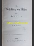 Die verfassung von athen - aristoteles - náhled