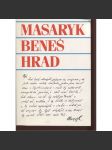 Masaryk, Beneš, hrad - Masarykovy dopisy Benešovi (exil) - náhled