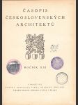 Časopis československých architektů  XXI.: svázaný ročník XXI. 1922 - náhled