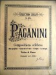 Paganini compositions célebres - collection litolff no. 2374 - náhled