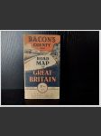 Bacon´s county and Road map of Great Britain  - náhled
