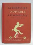 Literatura o divadle a divadelní hry (Soupis knižních publikací vydaných v letech 1956-1960) - náhled