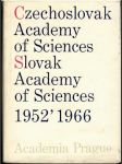 Czechoslovak Academy of Sciences Slovak Academy - náhled