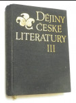 Dějiny české literatury iii - náhled