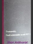 Deník spisovatelův za rok 1877 - díl první - dostojevskij fjodor michajlovič - náhled