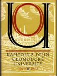 Kapitoly z dějin olomoucké university  - náhled