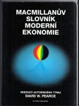 MacMillanův slovník moderní ekonomie - náhled