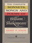 The complete sonnets, songs and poems of William Shakespeare - náhled