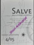 SALVE - Revue pro teologii a duchovní život - HLEDÁNÍ UNIVERZALITY - Různí autoři - náhled