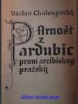 Arnošt z pardubic první arcibiskup pražský (1346-1364) - chaloupecký václav - náhled