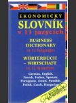 Ekonomický slovník v 11 jazycích - náhled
