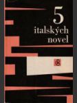 5 italských novel - náhled