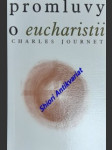 Promluvy o eucharistii - journet charles - náhled