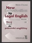 New Introduction to Legal English - Volume I. - náhled