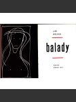 Balady (edice: Skvosty, sv. 19) [poezie; ilustrace Jindřich Wielgus; graf. úprava Zdeněk Sklenář; vazba kůže] - náhled