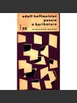 Poezie a karikatura (edice: Otázky a názory, sv. 30) [příspěvky, názory, kultura, umění, karikatury Adolf Hoffmeister] - náhled