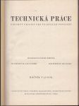 Kompletní ročník časopis technická práce  ročník v. -1949  / odborný časopis, pro technická povolání / - náhled