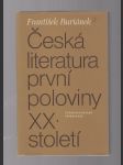 Česká literatura první poloniny XX.století - náhled