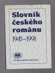 Slovní českého románu 1945 -1991 - náhled