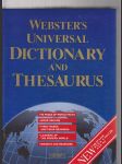 Webster´s universal Dictionary and Thesaurus - náhled