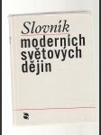 Slovník moderních světových dějin - náhled