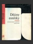 Dějiny estetiky (A History of Esthetics) - náhled