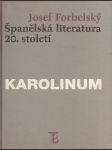 Španělská literatura 20. století - náhled