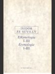 Etymologie I.-III. / Ethymologiae I.-III. - náhled