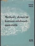 Methody  zkoušení  korosní  odolnosti  materiálů - náhled