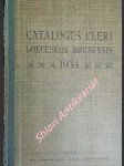 Catalogus cleri dioeceseos brunensis 1934 - náhled