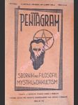 Pentagram - Sborník pro filosofii, mystiku a okkultism - Ročník I - číslo 2-3-4 - náhled