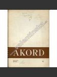 Akord, revue pro kulturní synthesu. 4/1937 - náhled