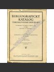Bibliografický katalog ČSR - náhled