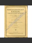 Bibliografický katalog ČSR - náhled