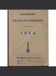 Kalendář českých hudebníků na rok 1944 - náhled