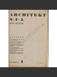 Architekt S.I.A, ročník 1938 - duben 4 - náhled