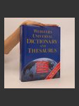 Webster's Universal Dictionary and Thesaurus - náhled