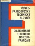 Česko francouzský technický slovník - náhled