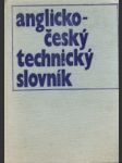 Anglicko český technický slovník - náhled