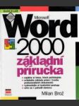 Microsoft Word 2000 CZ.Základní příručka - náhled