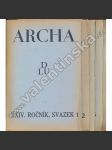 Archa, r. XXIV. (1936) - nekompletní - náhled