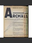 Archa: Revue pro literaturu..., r. XXVI. (1938) - náhled