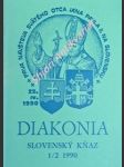 Diakonia - slovenský kňaz 1-2 / 1990 - náhled