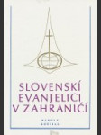 Slovenskí evanjelici v zahraničí - náhled