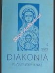 Diakonia - slovenský kňaz 4 / 1987 - náhled