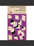 Poezie a karikatura (edice: Otázky a názory, sv. 30) [příspěvky, názory, kultura, umění, karikatury Adolf Hoffmeister] - náhled