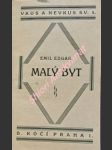 Malý byt - edgar emil - náhled